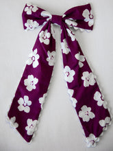 Large Long Tail Bow - Sugar Plum Floral